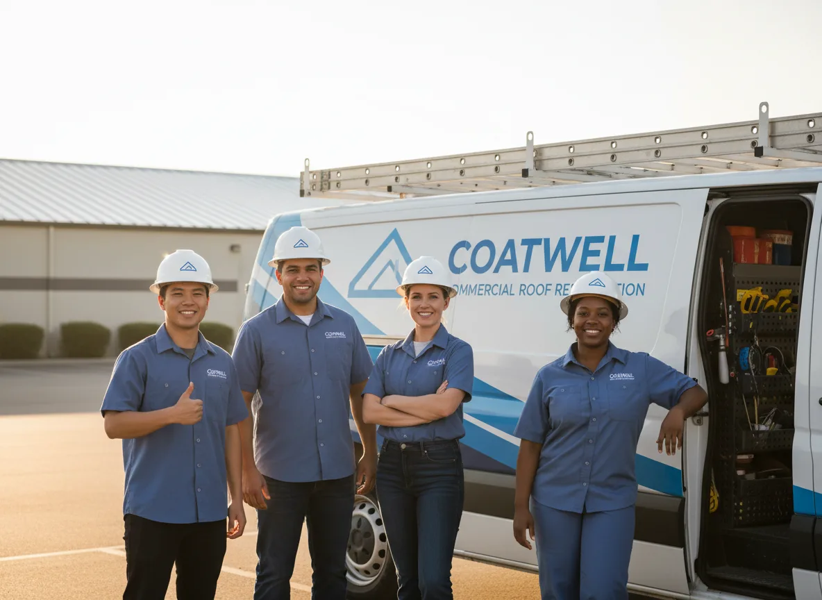 Commercial roof coating company in West York, IL